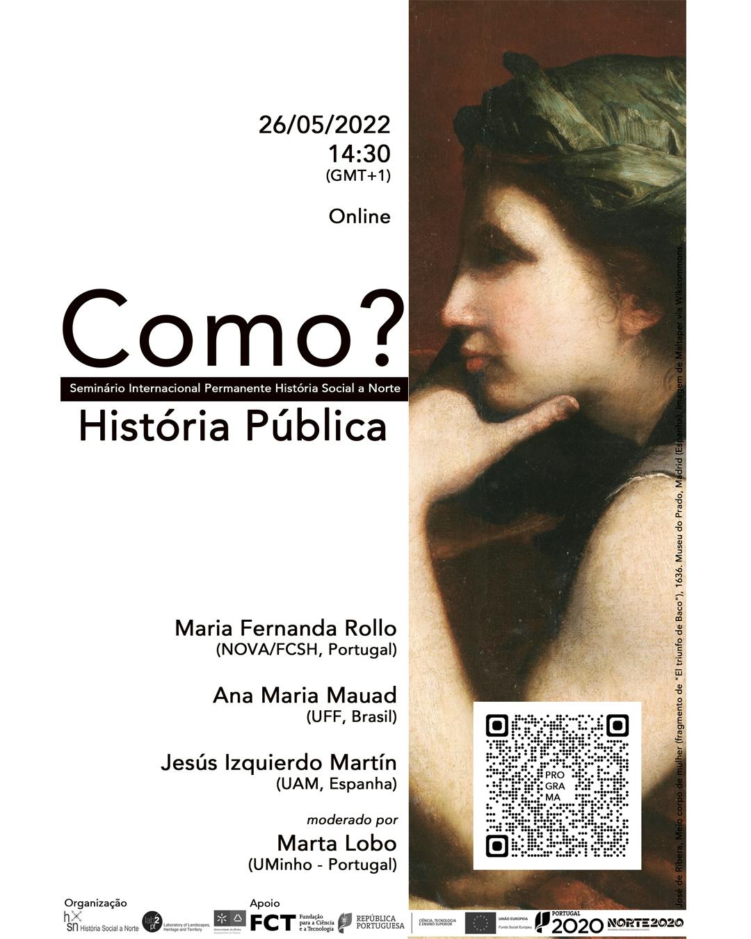 Permanent International Seminar of the group História Social a Norte: Como? Public History  image