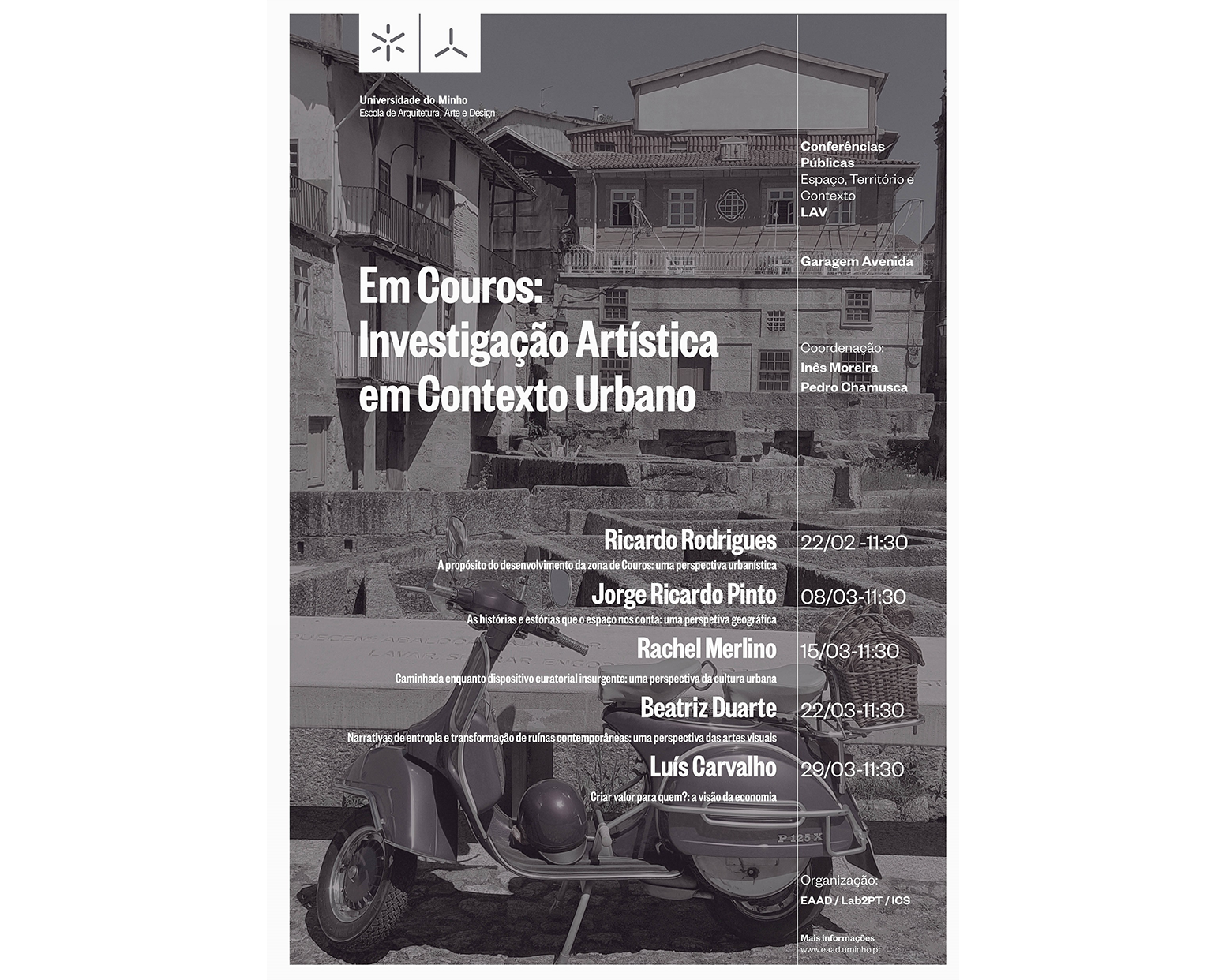 Conferences Cycle "Em Couros: investigação artística em contexto urbano" image